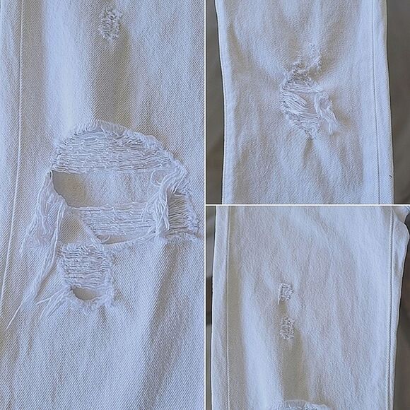 Levi's White Wedgie Fit Ankle Jeans size 25 - Picture 15 of 16